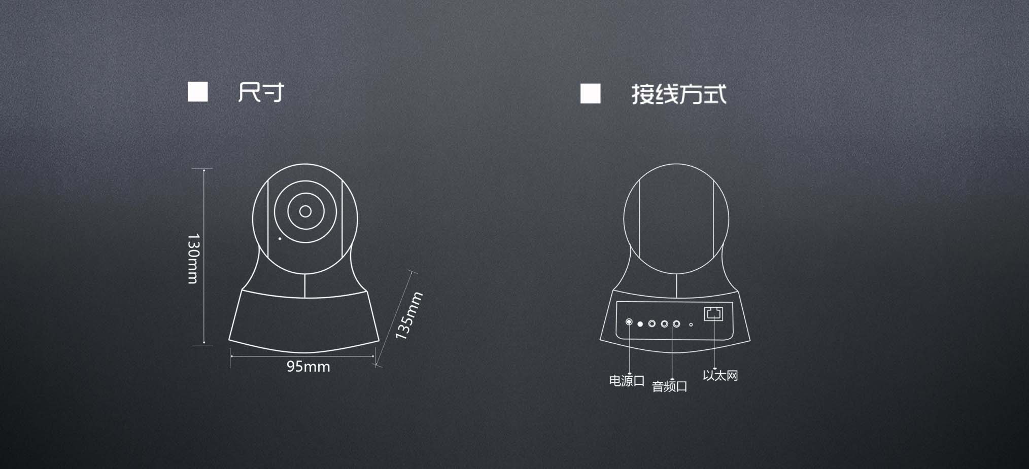 众天力 Massky Wi-Fi版监控摄像机 智能家居